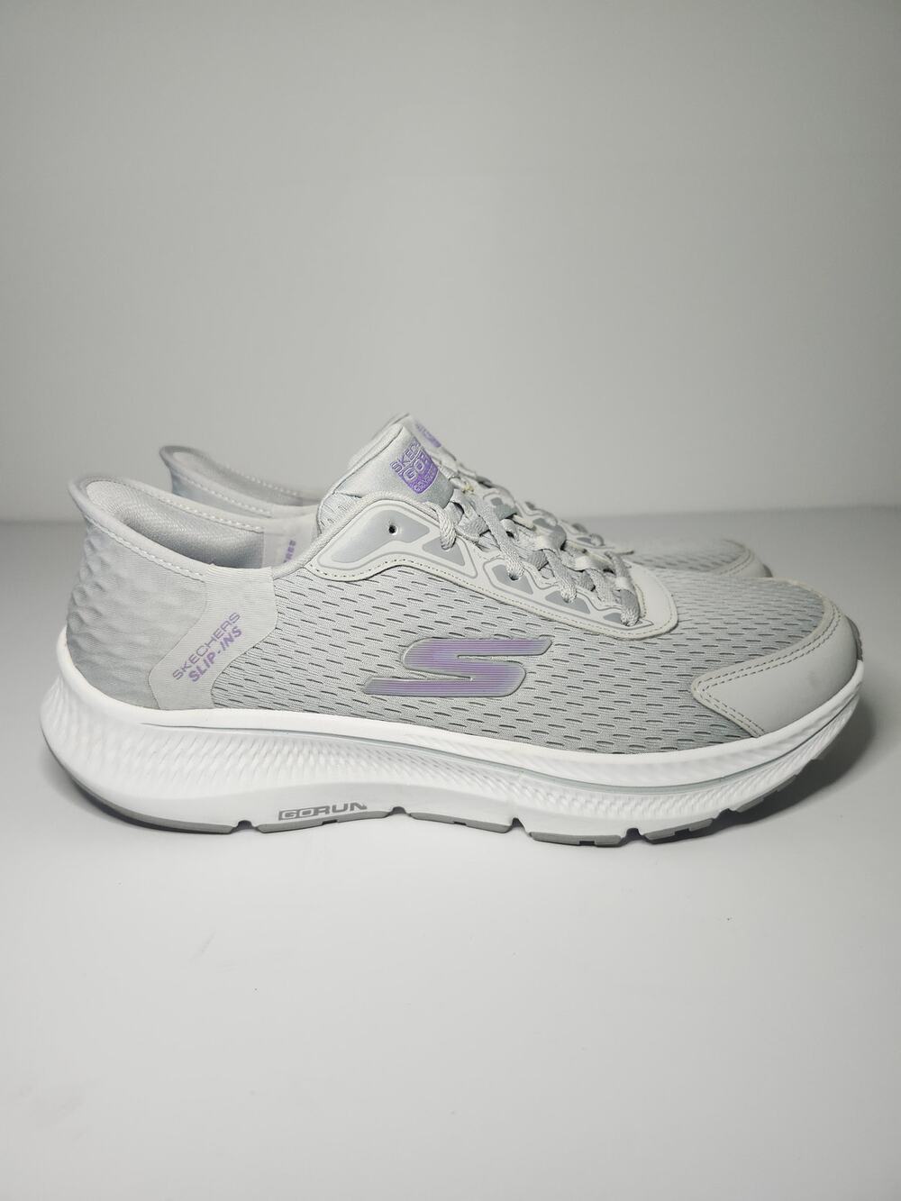 Skechers Women's GoRun Consistent 3.0 Slip-In Grey Sz 10 Sneaker 128615
